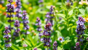 Les plantes aromatiques : alliées colorées contre les pucerons au jardin