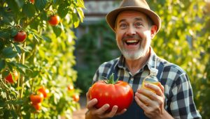 Un simple liquide naturel… et mes tomates ont pris des proportions de rêve. Le potager n’a jamais été aussi généreux. Potager : « j'ai triplé la taille de mes tomates en ajoutant ce liquide entièrement naturel. Je n'en reviens toujours pas »
