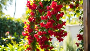 L'ipomée à feuilles rouges : la grimpante spectaculaire qui transforme votre jardin en quelques semaines
