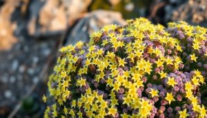 Cette plante mellifère pousse dans les cailloux et nourrit les abeilles jusqu’aux gelées L'Orpin des Rochers : La Plante Miracle qui Nourrit les Abeilles Jusqu'aux Premières Gelées