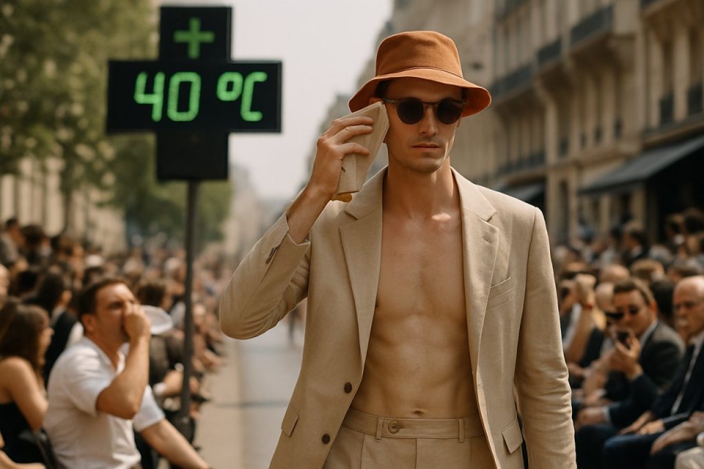 Paris Fashion Week homme 2026 : la mode sous 40°C, élégance et survie au cœur des podiums